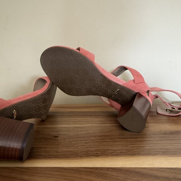 VIONIC Sofia Suede Coral Suede 8.5 W sandals shoes leather NWOT ankle strap - Picture 6 of 13